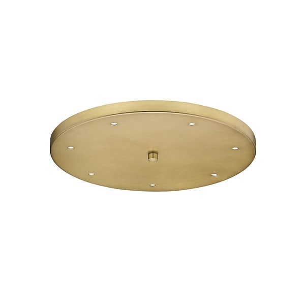 Z-Lite Multi Point Canopy Ceiling Plate, 7-Light, 18 In.W x 1.5 In.H, Modern Gold CP1807R-MGLD - main